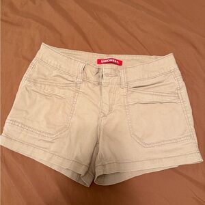 UNIONBAY Women's Beige Cargo Shorts